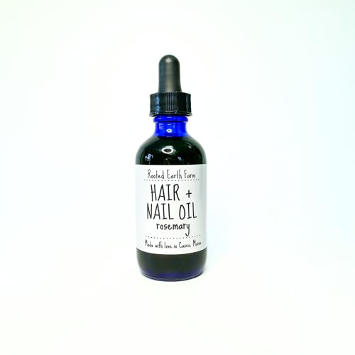 Rosemary Hair and Nail Oil - 2 fl oz - Dry Hair - Cuticle Serum - Growth and Strength - Herbal Infused - Image 3