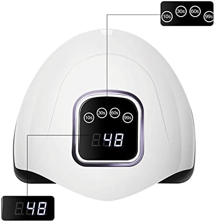 248W UV LED Nail Lamp for Gel Polish, 4 Timer Settings, LCD Screen, Professional Salon Use - Image 2