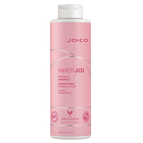 Joico InnerJoi Preserve Shampoo | For Color-Protection & Shine | For Color-Treated Hair | Sulfate & Paraben Free | Naturally-Derived Vegan Formula