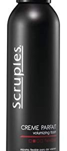 Scruples Creme Parfait Volumizing Foam - Rich & Weightless Styling Foam for Ultimate Smoothing Control, Hydration and Frizz-Free Hold - Alcohol-Free Volume Hair Mousse for Fine to Thick Hair (8.5 oz)