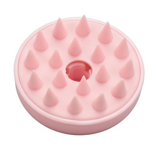 2pcs Hair Washing Shampoo Brush Soft Bristles, Easy Lathering, Hanging Design, Comfortable Grip, Detachable Design for Deep Cleaning and Itching Relief, with Silicone Lanyard, Pink - Image 6