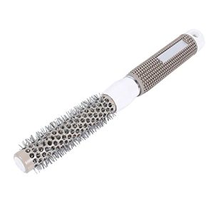 Ceramic Iron Round Styling Comb with Nylon Teeth, 19mm Diameter, Professional Salon Quality