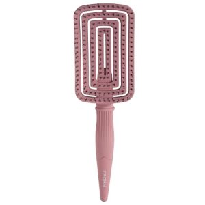 Fromm Professional Intuition Flexer Pink Detangling Vent Brush for Medium Thick Hair, Wet Dry Use