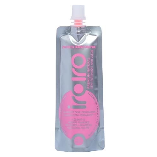 Premium Natural Semi Permanent Hair Color 200 Bubble Gum Pink 4 oz Size