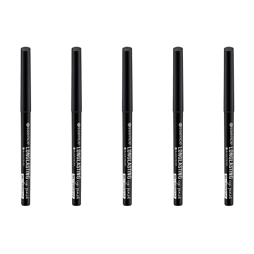 Essence 5-Pack Black Vegan Cruelty-Free Eyeliner Pencils for Daily Wear - Image 2