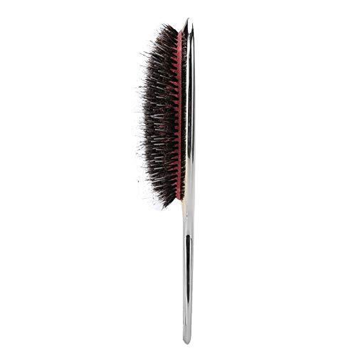 2 Colors Oval Nylon Bristle Hair Massage Comb Anti Static Scalp Hair Brush(silver) - Image 9