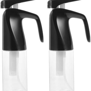 2pcs Hair Spray Bottles Empty Refillable Sprayer Container Fine Mist Mini Travel Bottles Refillable Liquid Containers for Essential Oils Perfumes for Cosmetic Lotion 200ml