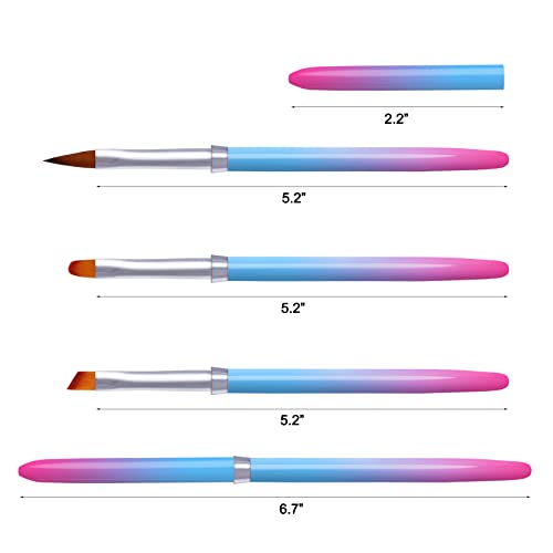 SILPECWEE 3 Piece Nail Polish Remover & Cuticle Cleaning Brush Set - Image 2