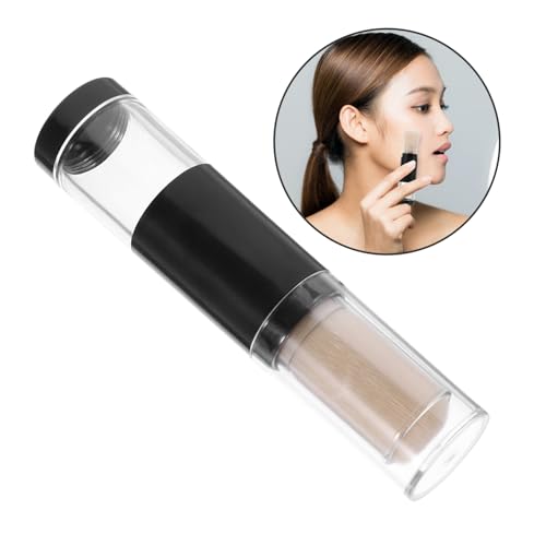 Mipcase Makeup Brush Bottle Brush Foundation Brush Make up Brush Small Powder Brush Blush for Makeup Refillable Powder Brush Makeup Powder Brush Nylon Travel Loose Powder Portable - Image 8