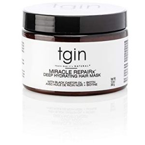 tgin Miracle Repairx Deep Hydrating Hair Mask For Damaged Hair - Dry Hair - Curly Hair - Restore - Repair - Protect