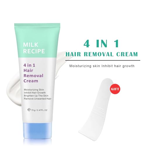 Glowcode 4 In 1 Hair Removal Cream, Milk Recipe Glowcode 4 In 1 Hair Removal, 2024 New Glow Code 4 In 1 Hair Removal Cream, Body Hair Removal Cream For Women, Moisturize, Brighten (1pc) - Image 2