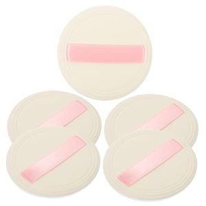 Pink Ribbon 5-Piece Body Puff Set for Exfoliating and Gentle Skin Care