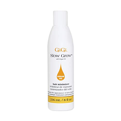 GiGi Argan Oil Slow Grow Moisturizing Lotion for Hair Removal, 8 oz Unisex