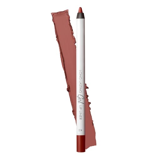 Matte Gel Lip Liner Pencil | Weightless & CreamyTexture - Sharpenable - Longwear & Waterproof - High Pigmented & Flawless Finish - Cruelty-free & Paraben-Free - 413, 1,7g/0.05oz. (Chilli)