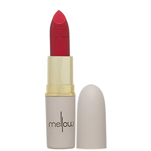 Mellow Long Lasting Matte Lipstick (Danger Zone) - Smudge Proof, Moisturizing, Non Sticky Lip Stick - Glides Smoothly - Vegan, Cruelty Free & Paraben Free - Lip Makeup Cosmetics - Danger Zone