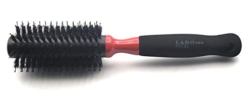 Professional Boar and Nylon Bristle Round Hair Brush 2 1/4 Inch Lightweight Aluminum Barrel for Blow Drying - Image 3