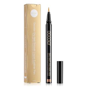 Docolor Waterproof Eyeliner Pen Super Slim Liquid Eyeliner Eye Liner Gel (Gold)