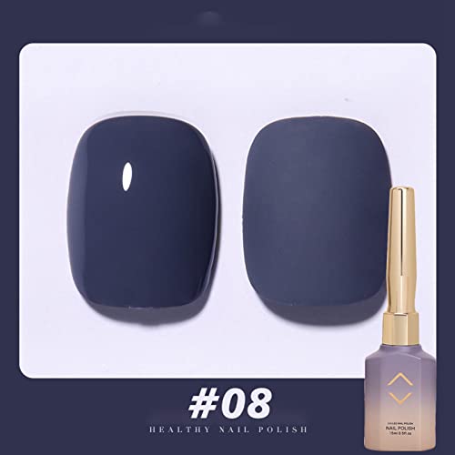 12 Color Purple Gel Nail Polish Set with Rhinestones, 15ml Bottle Capacity - Image 5