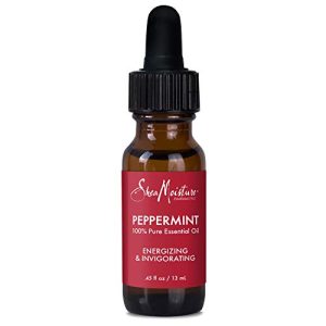 Sheamoisture 100% Pure Essential Oil to Uplift and Energize Peppermint Body Oil Sulfate Free and Paraben Free 0.45 oz