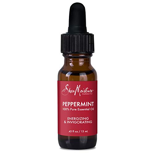 Sheamoisture 100% Pure Essential Oil to Uplift and Energize Peppermint Body Oil Sulfate Free and Paraben Free 0.45 oz