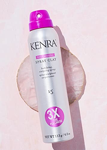 Kenra Volumizing Spray Clay 15, 8 oz Medium Hold for All Hair Types - Image 2