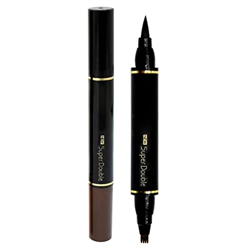 Eyeliner Eye Liner Women Cosmetics Double Headed Gel Eyeliner Waterproof Long Lasting Fading-proof Ultra-Fine Tip Quick Drying Highly Pigmented Birthday Mother's Day Gift - Image 2