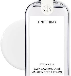 ONE THING Coix Seed (Adlay) Extract 10 fl. oz. | Hydrating Toner for Dewy Glowy Skin | Uneven Tone, Exfoliating Essence | Korean Skin Care