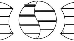 Wall-Mounted Metal Nail Polish and Spice Organizer Rack for Kitchen Cabinet Storage