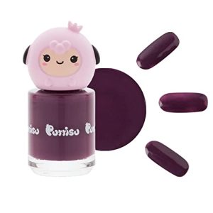 Color Nail Polish, Peel-off, Bright Color, Straberry Scent, Water Base, Non-toxic (C11 Happy Purple)