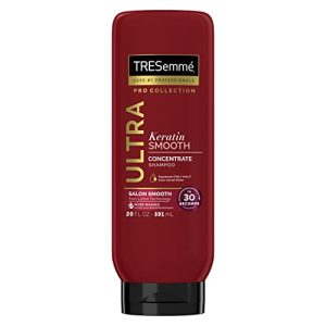 TRESemmé Ultra Keratin Smooth Shampoo for Dry Hair, 20 oz, Fast-Lather, Twice the Washes