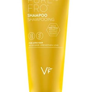 Vernon François® PURE~FRO® Shampoo, Natural Silicone & Sulfate Free Cleanser for Kinky, Coily Afro Hair, (8.45fl oz)