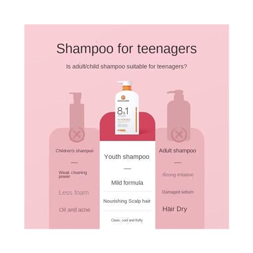 Anti-dandruff Shampoo For Teenagers 12 Years Old And Above, Children's Shampoo For Boys And Girls, Anti-itching Shampoo For Older Children, Girls' Lightweight Shampoo 350ml ( 32-33 , 34-35 , 36-37 , 3 - Image 3
