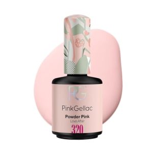 Soft Pink Gel Nail Polish 0.5 oz Creamy Finish Shellac Nail Color