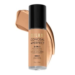Milani Conceal + Perfect Rich Sand 2-in-1 Foundation & Concealer 1 Fl Oz Cruelty-Free