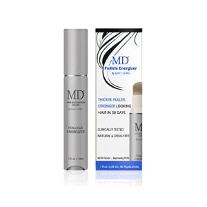 MD Follicle Energizer | Natural Hair Growth Serum | Biotin Infused to Block DHT Production and Prevents Hair Loss | 1 Fl Oz 60-Days Supply
