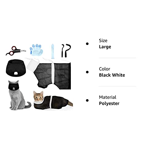 Patelai 5-Piece Cat Bathing and Grooming Kit for Effortless Pet Cleaning - Image 8