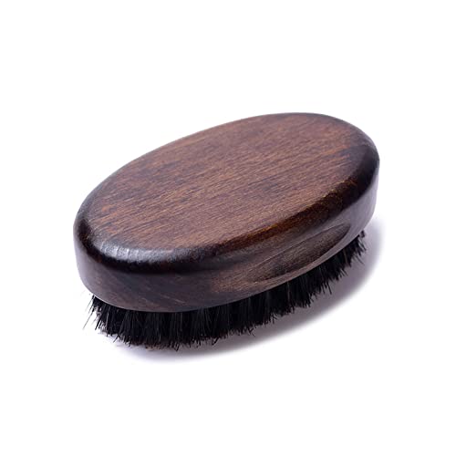 Black Walnut Handle Boar Bristle Beard Brush for Men's Grooming - Image 5