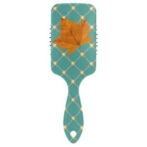 Diamond Chain Maple Leaf Wet Brush Detangling Hair Brush for Kids Girls Air Cushion Comb Wet And Dry Hairbrush Wetbrush