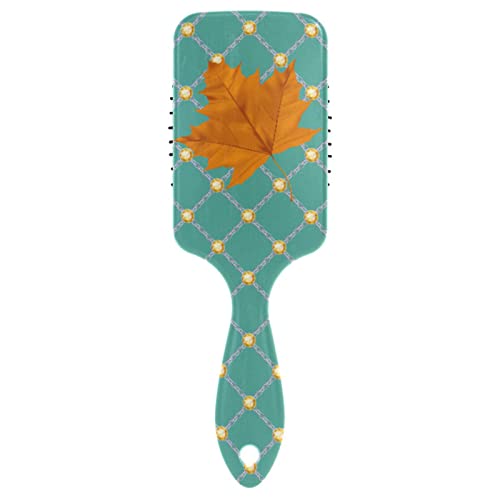 Diamond Chain Maple Leaf Wet Brush Detangling Hair Brush for Kids Girls Air Cushion Comb Wet And Dry Hairbrush Wetbrush