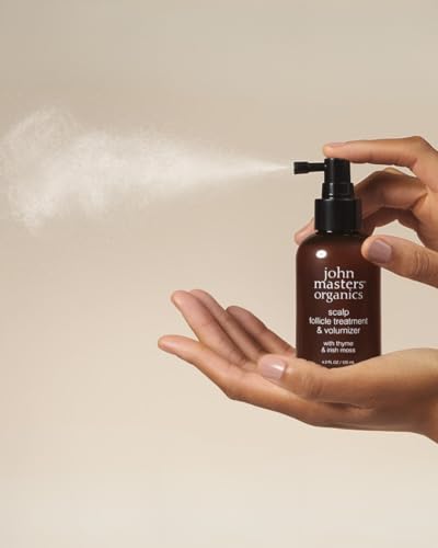 John Masters Organics Scalp Follicle Treatment & Volumizer with Thyme & Irish Moss 4.2 fl oz - Image 4