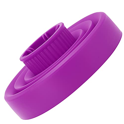 Hair Blow Dryer Diffuser, Universal Hair Dryer Diffuser Strong Toughness Convenient To Install Remove Expand Heat Area Uniform Wind for Home for Travelling(Purple) - Image 4