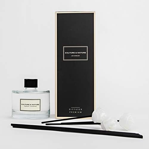 CULTURE & NATURE Reed Diffuser 6.7oz (200ml) French Lavender Scented Reed Diffuser Set - Image 2