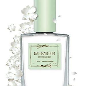 Breathable Premium Long Lasting Nail Polish (Soft Cotton) - Vegan & Toxin-Free