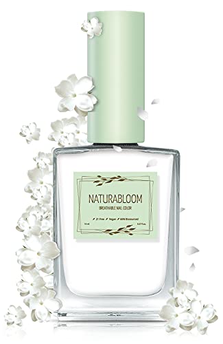 Breathable Premium Long Lasting Nail Polish (Soft Cotton) - Vegan & Toxin-Free