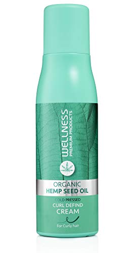 Wellness Premium Products Organic Hemp Seed Oil - Curl Defining Cream (500ml)