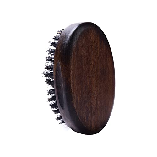 Black Walnut Handle Boar Bristle Beard Brush for Men's Grooming - Image 7