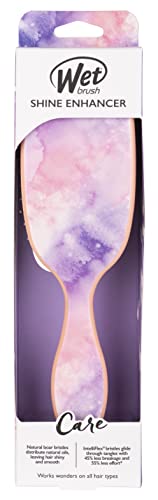Argan Oil Infused 9-Inch Paddle Brush for Smooth Shiny Hair - Image 3