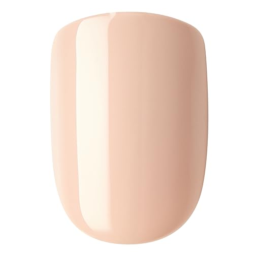 KISS imPRESS Short Squoval Latte Beige Press On Nails 30 Count Set - Image 7