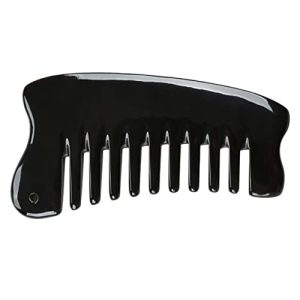 2 Piece Horn Comb and Scalp Massager Set for Women