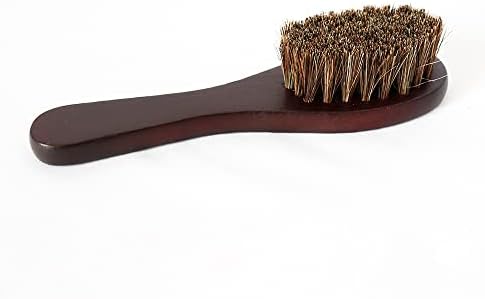 Hat Shoe & Clothing Brush | Travel Horsehair Hat or Shoe Brush | Compact Size Clothing Brush w/Wooden Handle | 1 x Brush Per Order - Image 3
